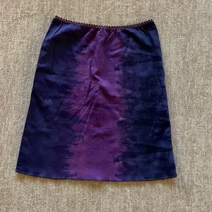 Vintage women’s S tie dye mini skirt
